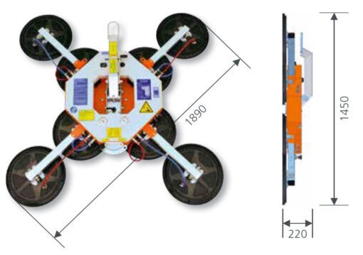 OKTOPUS® GLASS-Jack GL-RN 400/600/800 - Bilde 3